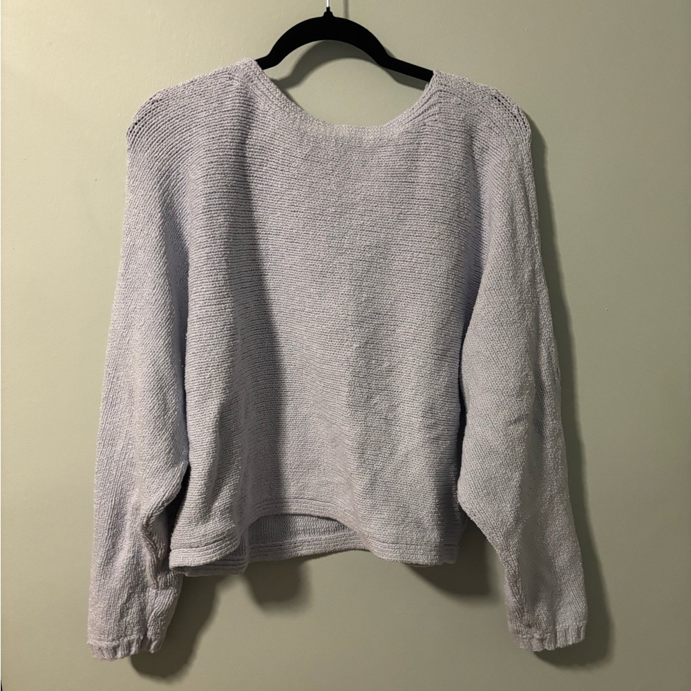 Abercrombie Light Blue Dolman Sweater